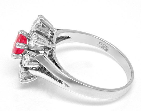 Foto 3 - Brillant-Ring Traum Rubin 0,50ct Diamanten, S8944