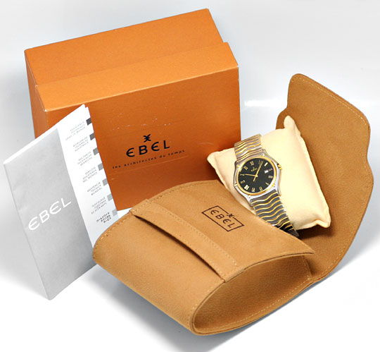 Foto 6 - Ebel Sport Classic Wellen Armband Senior Uhr Stahl-Gold, U2086