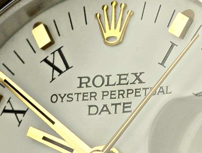 Foto 3 - Rolex Date Damenuhr mit Jubileeband Stahlgold, U2642